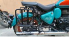 Fit For Royal Enfield Goan Classic 350 Pannier Mounting Black - SPAREZO